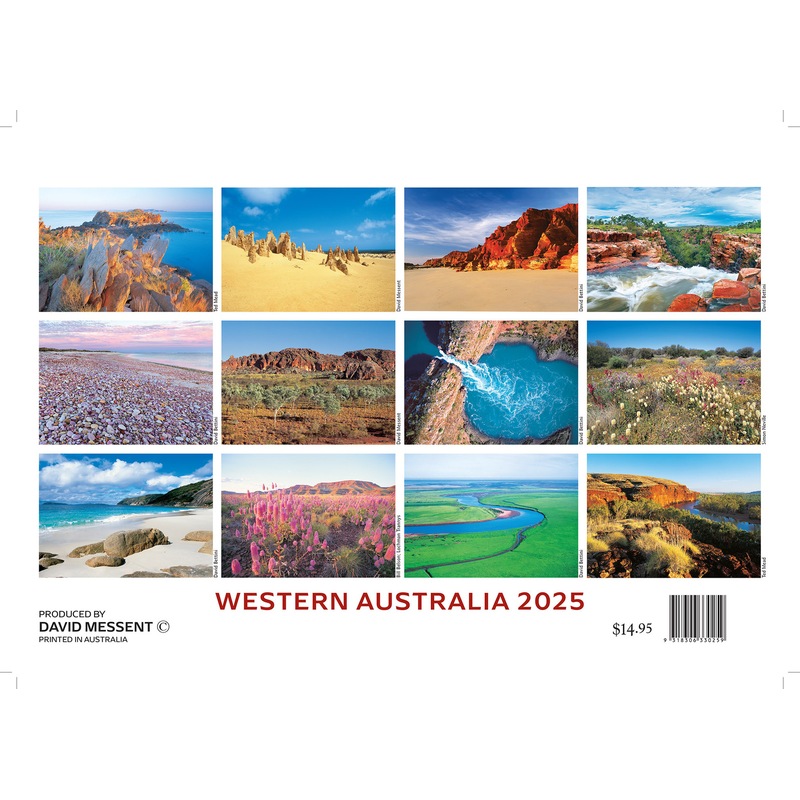 Buy 2025 Calendar Western Australia Wall David Messent WAC - MyDeal