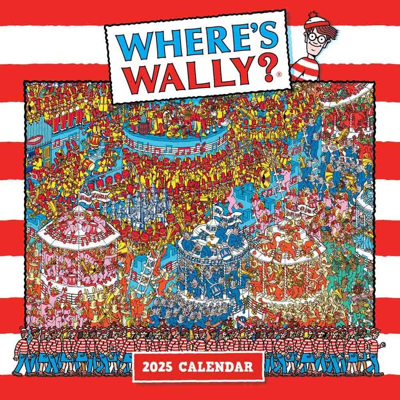 Buy 2025 Calendar Where's Wally Mini Wall Browntrout A04466 MyDeal