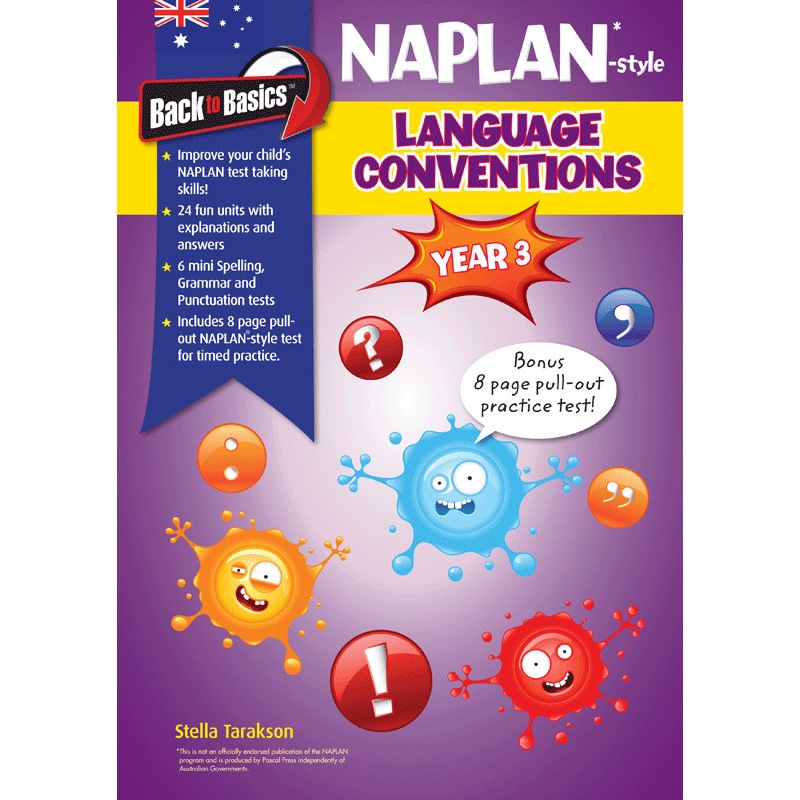 Buy Back To Basics Naplan Style Language Conventions Workbook Year 3 Mydeal 7240