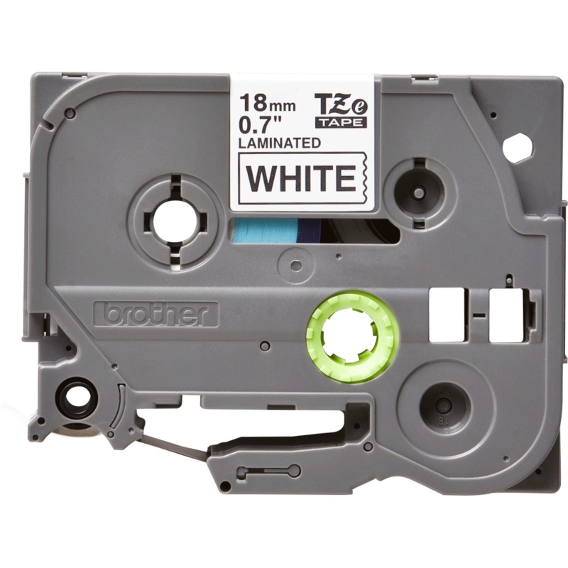 Buy Brother Labelling Tape Cassette Laminated 18mm Black on White TZe