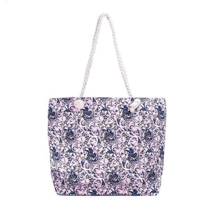 Floral Pattern Pink Tote Bag with Spacious Design BS403