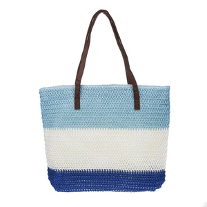 Tri-Colour Blue Tote Bag with Spacious Design BS712