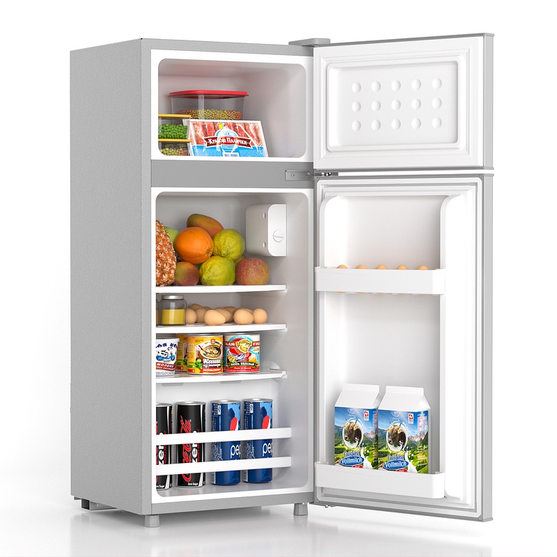 Buy YOPOWER 102L Bar Fridge Compact Fridge Freezers Double Door