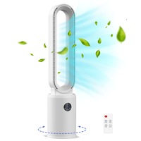 YOPOWER Bladeless Tower Fan 2 In 1 Electric Fan Sleep Timer Remote Control