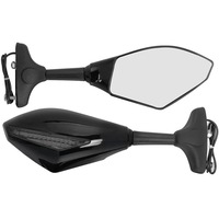 For Yamaha YZF600R FZ6R R6 R1 CUSTOM MOTORCYCLE LED TURN SIGNAL MIRRORS AU