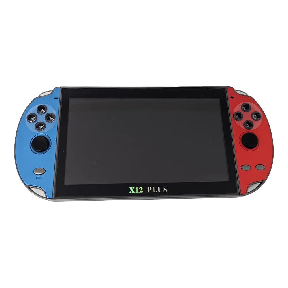 R36T Retro Gaming Console, 3.5'' IPS Screen CRT-Inspired, Handheld Game Console With 18000 Classic Games, 3500mAh Battery, Supports Multiple Mainstream Emulators, WiFi Network Battling, 64GB (Blue-679194