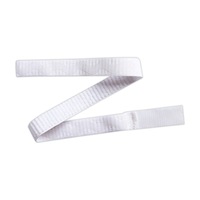 Livingstone Elastic Silicone Leg Strap for Urine Bag and Catheter White 1 Pair