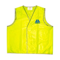 High Visibility Safety Vest Large Yellow with Livingstone Logo