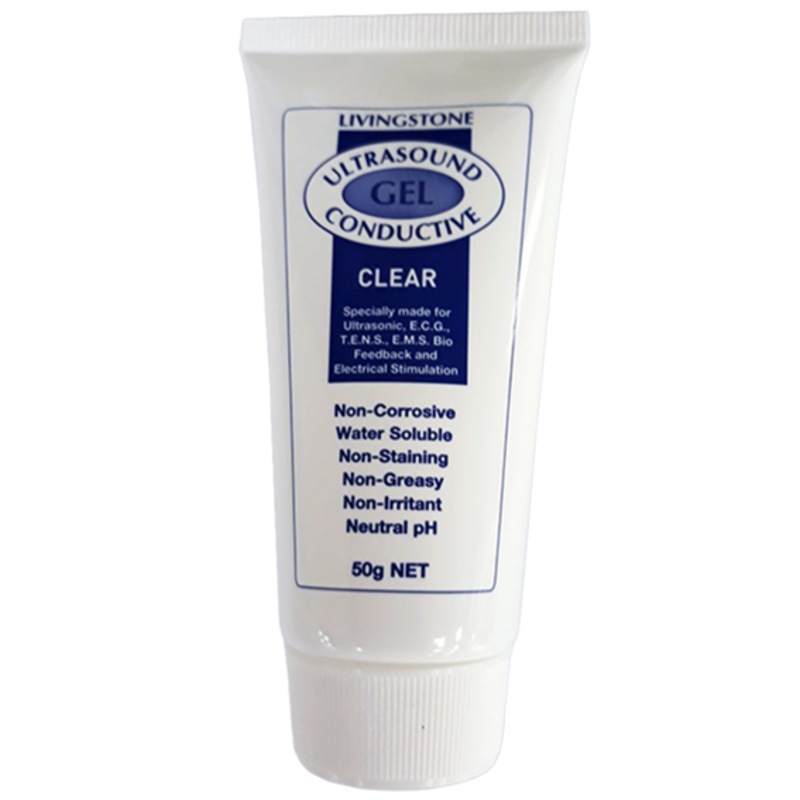 Buy Livingstone Conductive Lubricating Clear Gel for Ultrasound and ECG