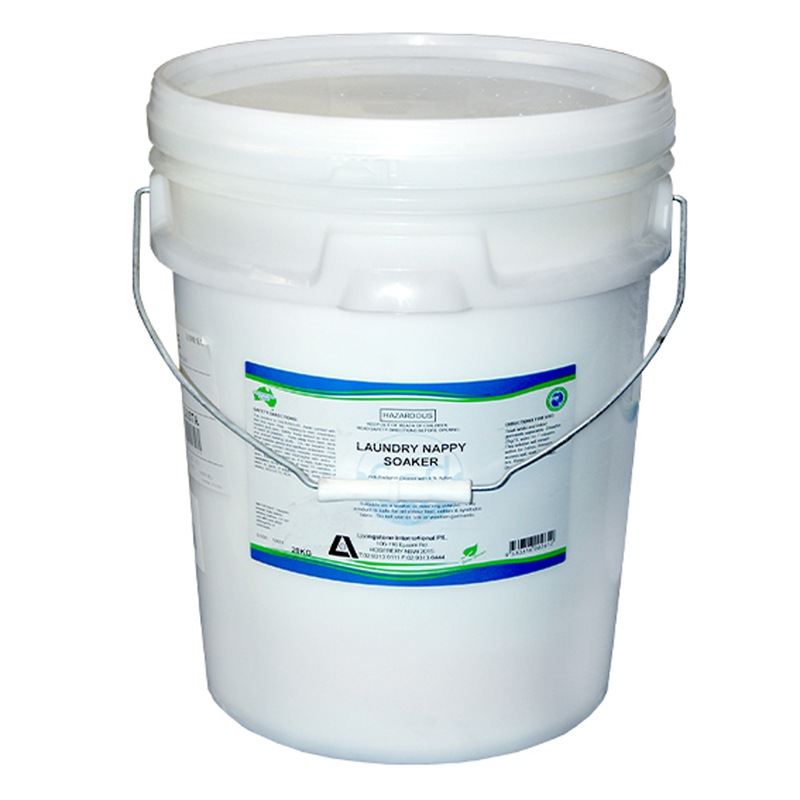 Buy Livingstone Antibacterial Laundry Nappy Soaker 20kg Pail - MyDeal