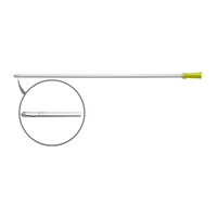 Livingstone 20FG Sterile Yellow Nelaton Male Catheter 38cm Length