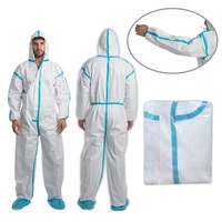 Safeplus Coverall Protective Suit with Hood Type White Extra Large 1 Pack