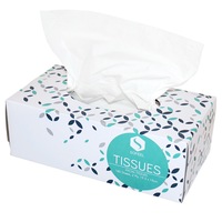 Sofeel Executive Facial Tissues 2-Ply 19.5 x 19cm White 180 Box x36