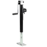 1 Piece Heavy Duty Jack Stand 15Inch 56.5-94.6cm Height Adjustable Leg Support 2.2 T Stabilizer with Side Handle for Caravan Canopy Trailer