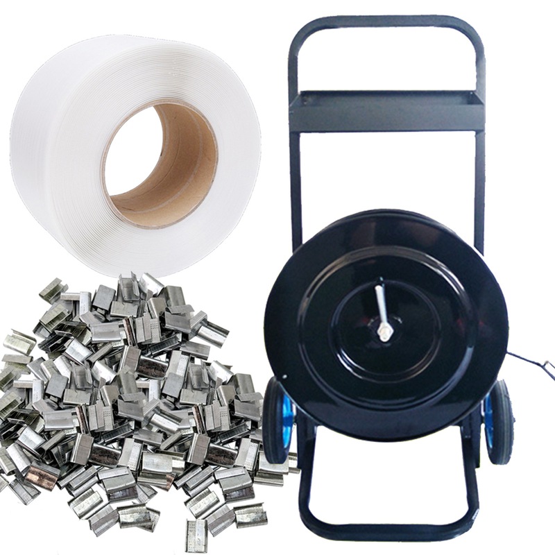 Buy 1 Roll/1.5KM Light Duty PET/PP Strap for Carton Box Strapping