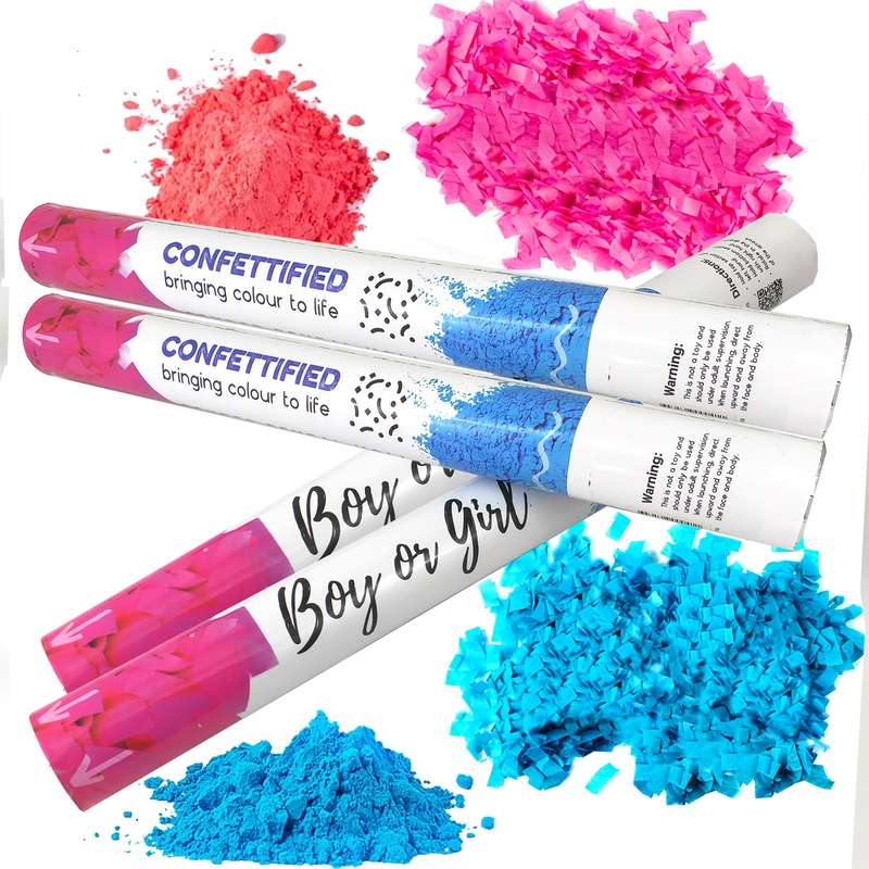 Powder Popper Blue Buy 4pcs Set Confettified Holi Powder Smoke & Confetti Cannon Launcher ...
