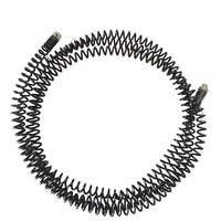 DIY Plumbing Drain Snake Auger Cleaning Tool Spring Cable Sewer Pipe 3 Meter Black Spring