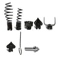 DIY Plumbing Drain Snake Auger Cleaning Tool Spring Cable Sewer Pipe for Electric Drill Sink Toilet Shower Bathroom 21m plus 2.5m Kit