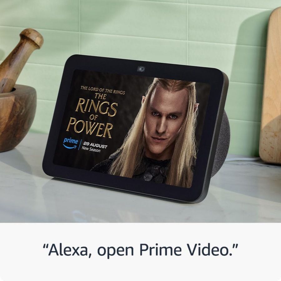 Amazon Echo Show 8 (3rd Gen) HD Smart Touchscreen Alexa - Charcoal