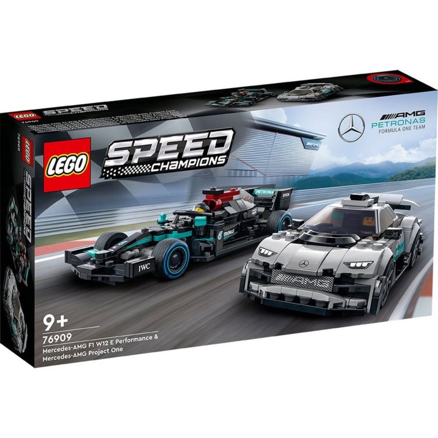 LEGO 76909 - Speed Champions Mercedes-AMG F1 W12 E Performance and Mercedes-AMG Project One