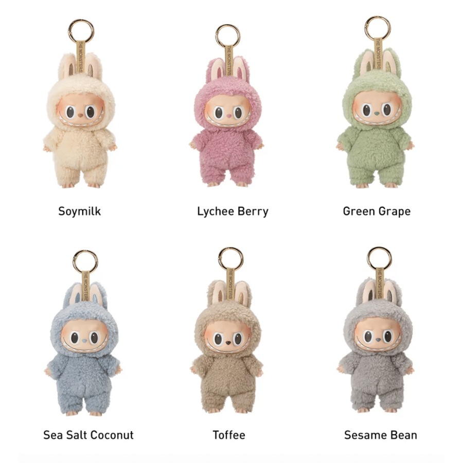 Popmart Labubu THE MONSTERS Exciting Macaron Series-Vinyl Plush Pendant Blind Box