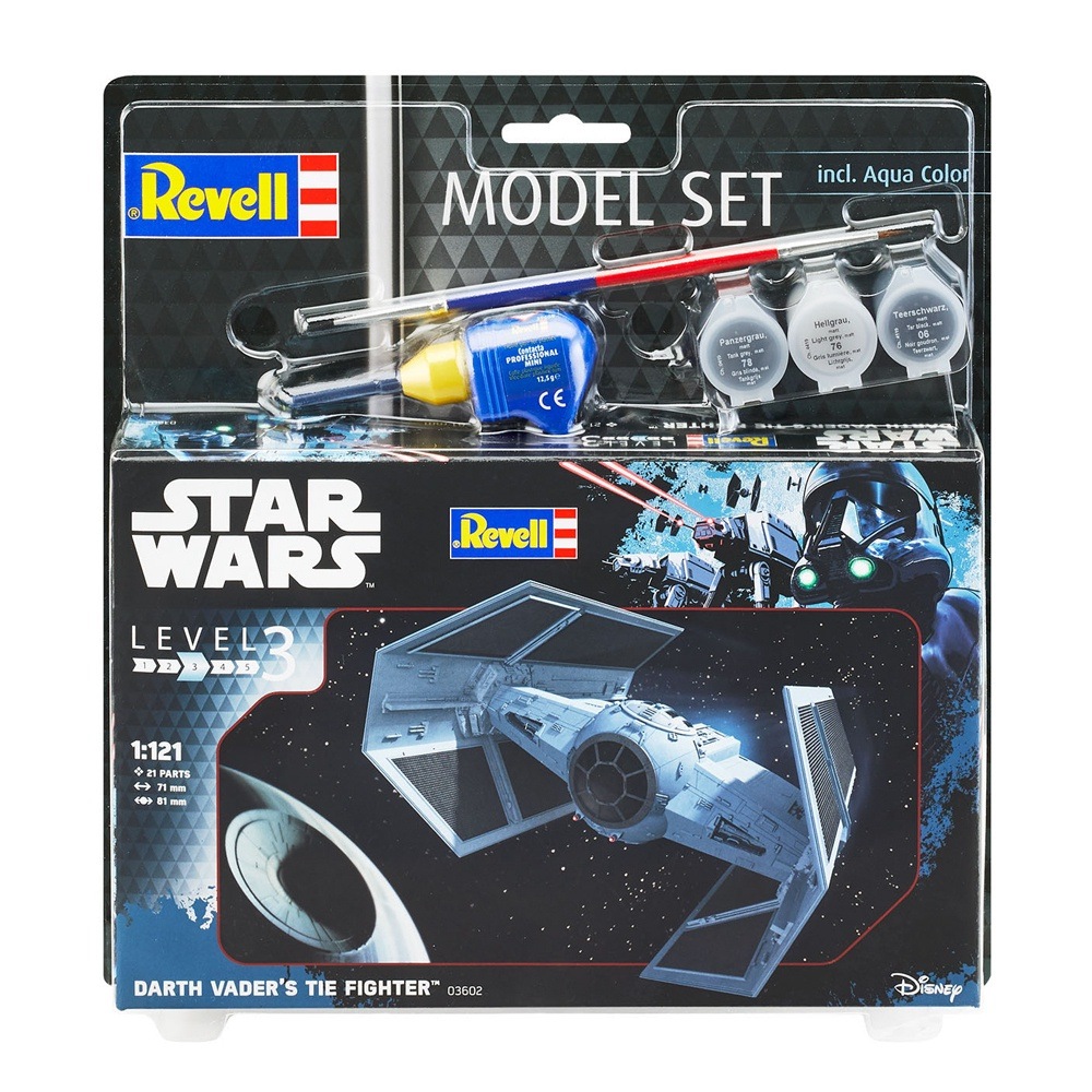 Revell 03602 A Star Wars Darth Vader Tie Fighter-e építőkészlet