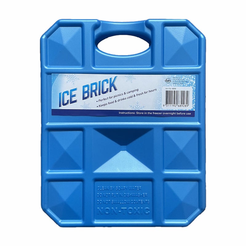 Buy 2kg Large Ice Brick Block Reusable Freezer Picnic Camping Food ...