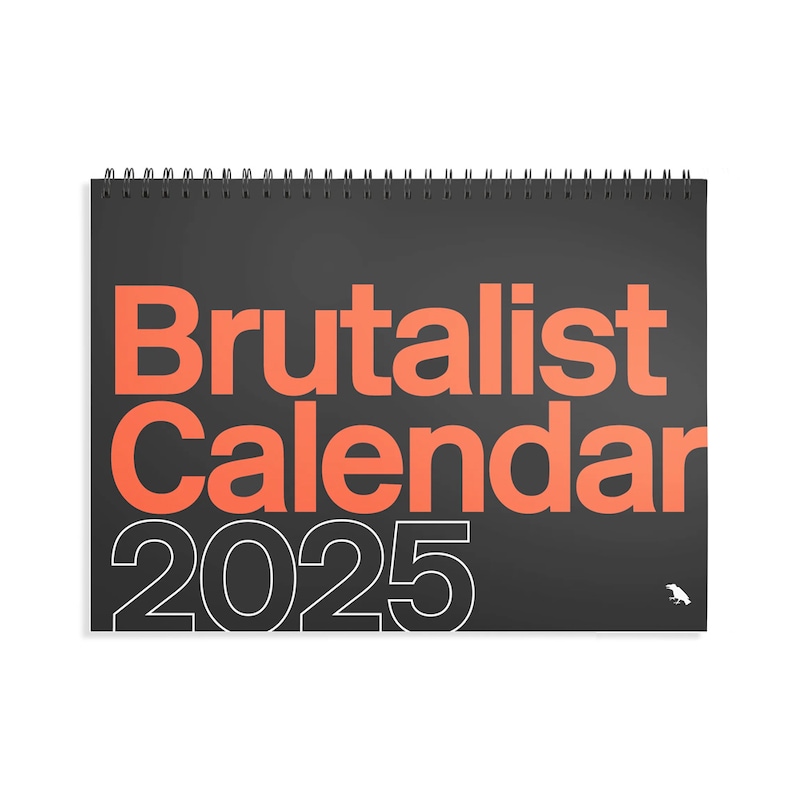 Buy Brutalist Calendar 2025 MyDeal