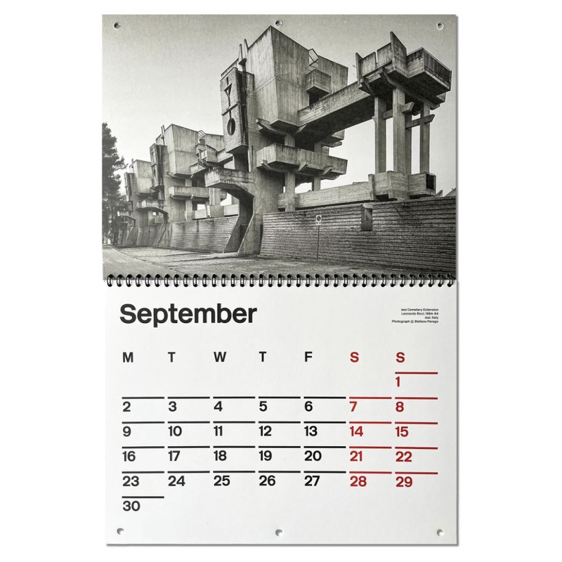 Brutalist Calendar 2024au Joby Christabella