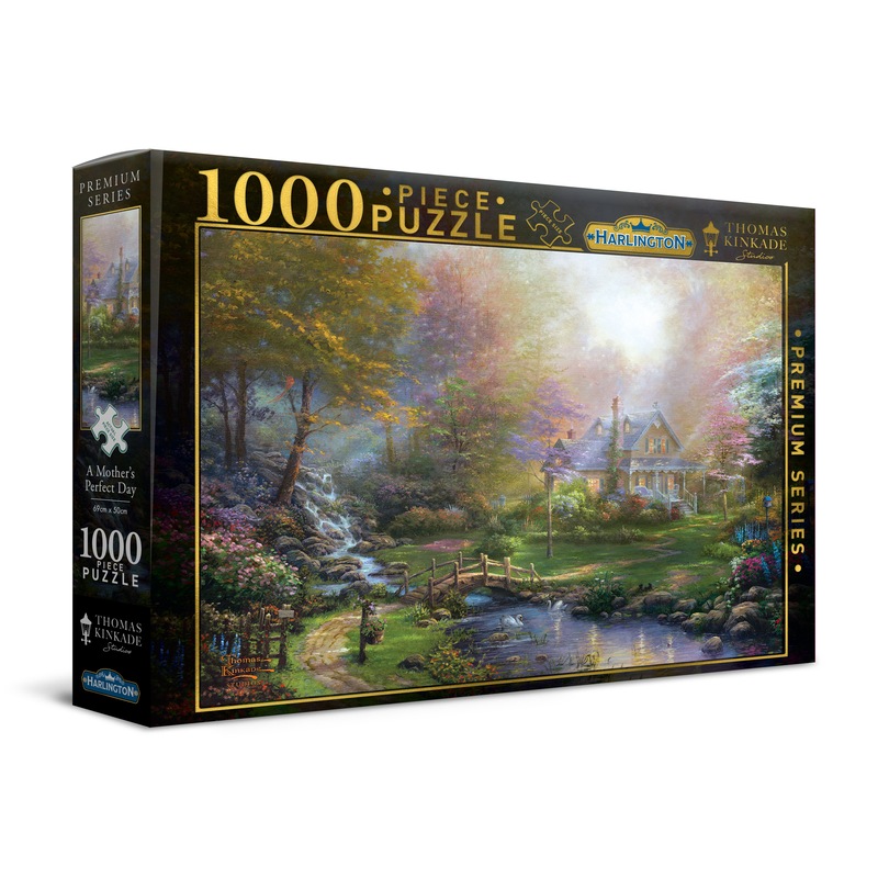 Buy Harlington - Thomas Kinkade A Mother’s Perfect Day Puzzle 1000pc ...