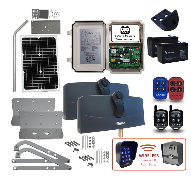 Buy APC Automatic Electric Gate Opener Systems Double Swing Gate Opener