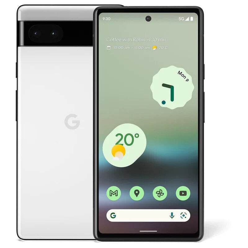 Buy Google Pixel 6A 5G 128GB Smartphone Unlocked - Chalk Charcoal