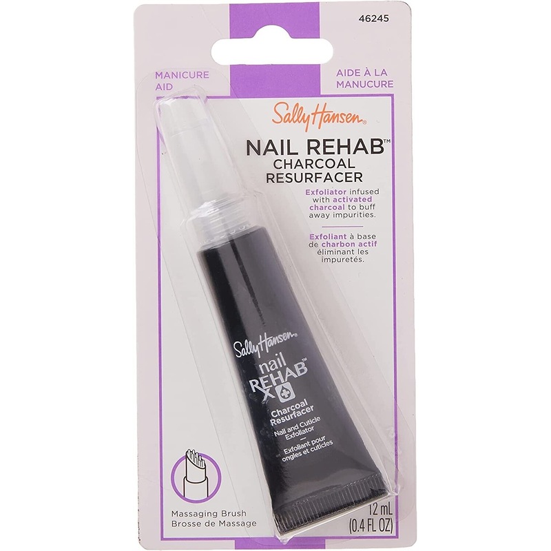 Buy SALLY HANSEN NAIL REHAB CHARCOAL RESURFACER Exfoliator 12ml