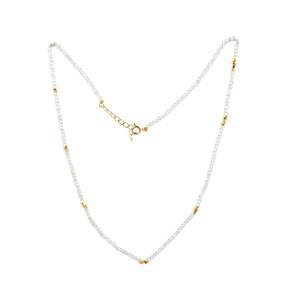 Aabha Necklace in Sterling Silver with aquamarine - Shiny Finish - Sterling Silver Jewelry in Australia