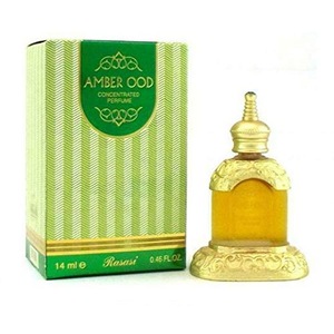 Rasasi Amber Oud Perfume oil (Unisex)- 14Ml
