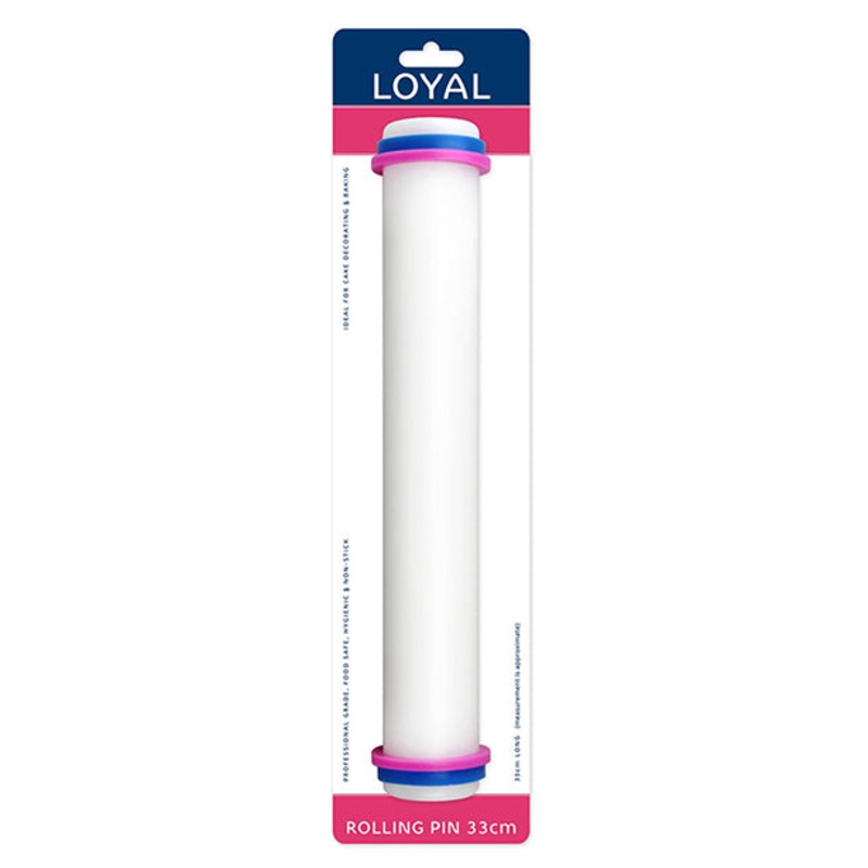 Buy 350mm Loyal Rolling Pin With Pin Guides MyDeal