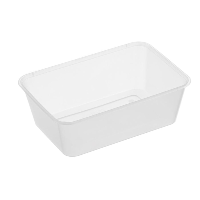 Buy BULK 10x50pk 750ml Rectangular Reusable Plastic Containers (NO LIDS