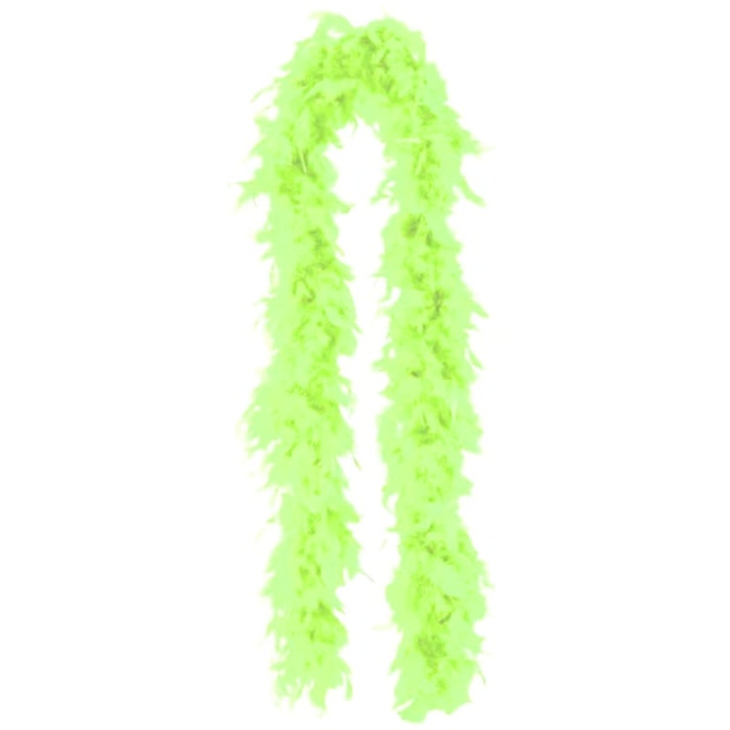 Buy Lime Feather Boa 110cm MyDeal