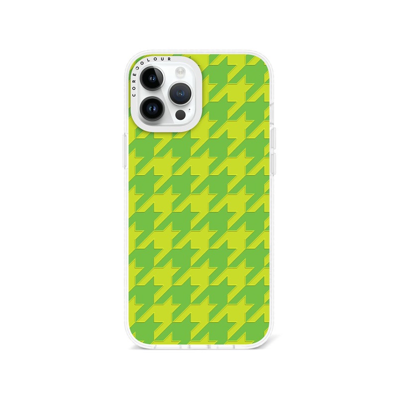 Buy iPhone 12 Pro Max Green Houndstooth Phone Case MyDeal