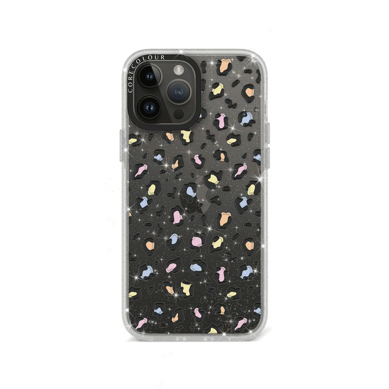 Buy iPhone 13 Pro Max Colourful Leopard Glitter Phone Case MyDeal