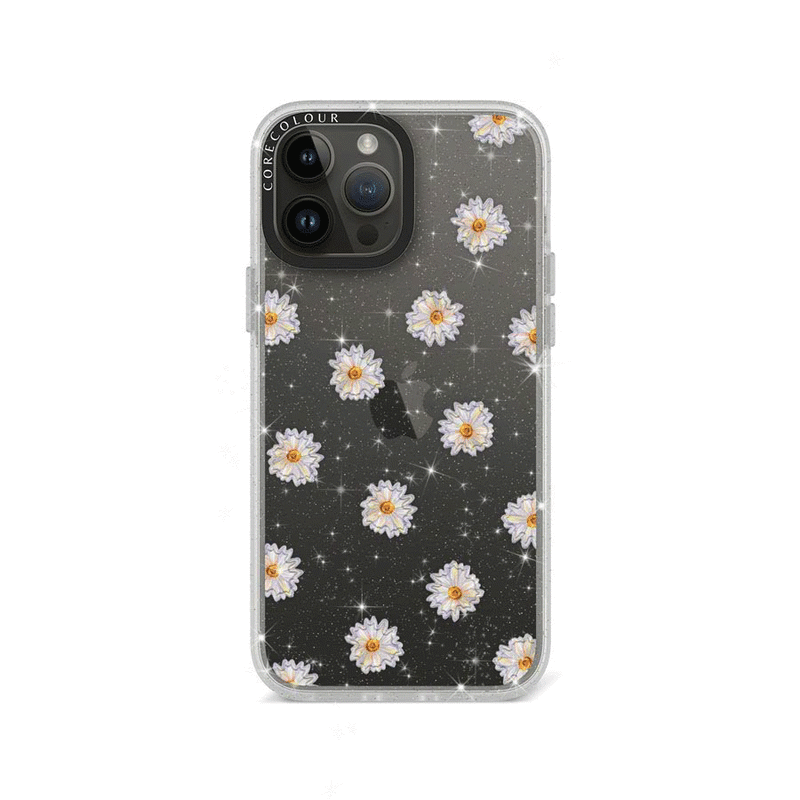 Buy iPhone 13 Pro Max Oopsy Daisy Glitter Phone Case MyDeal