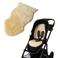 Naturally Sheepskins Bundle - Lambskin Baby Rug + Luxe Lambskin Pram Liner