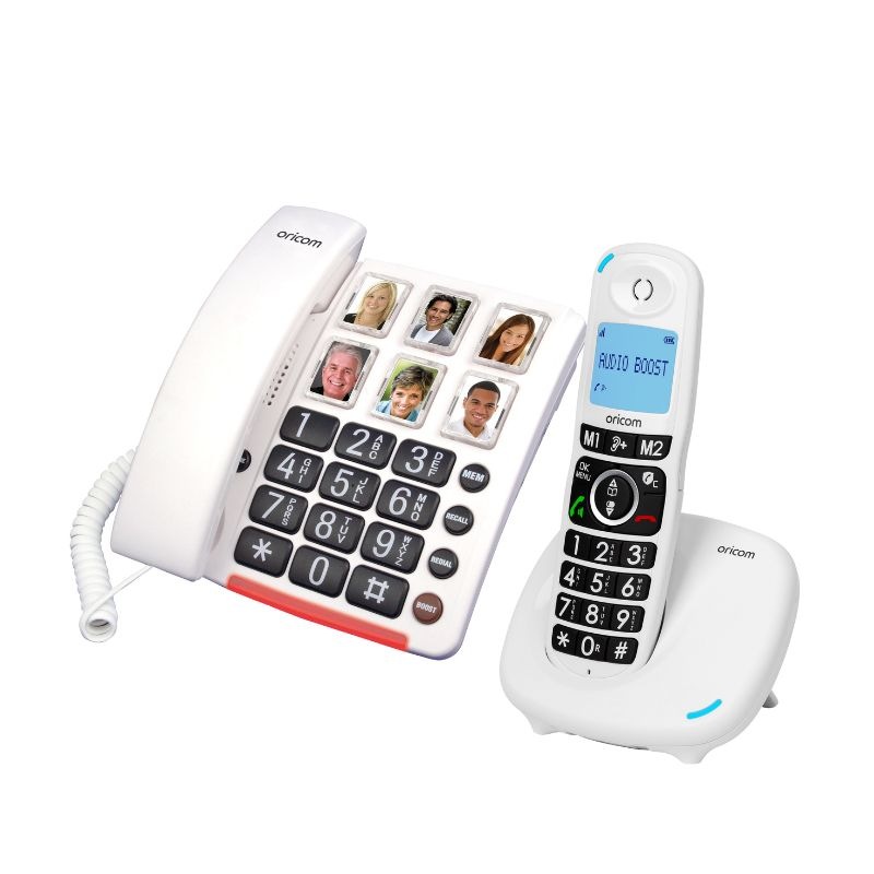 Buy CARE80 Big Button Amplified Phone With Picture Photo