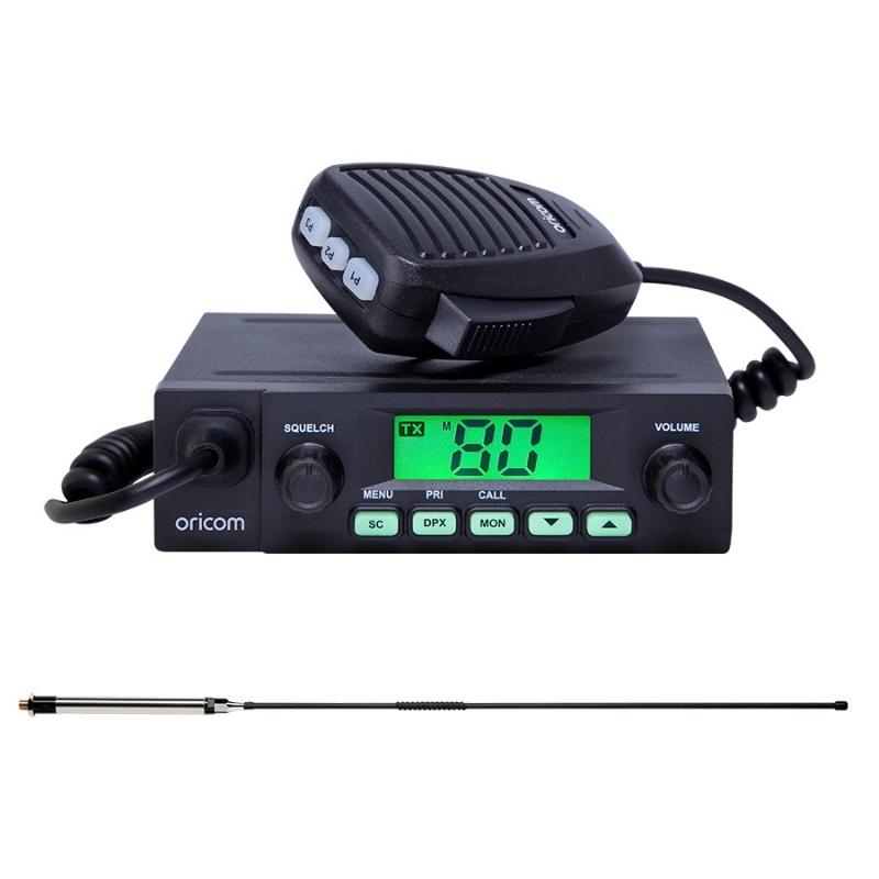 Buy Oricom UHF025 Compact 5 Watt UHF CB Radio AND ANU110 6.5dBi UHF CB ...