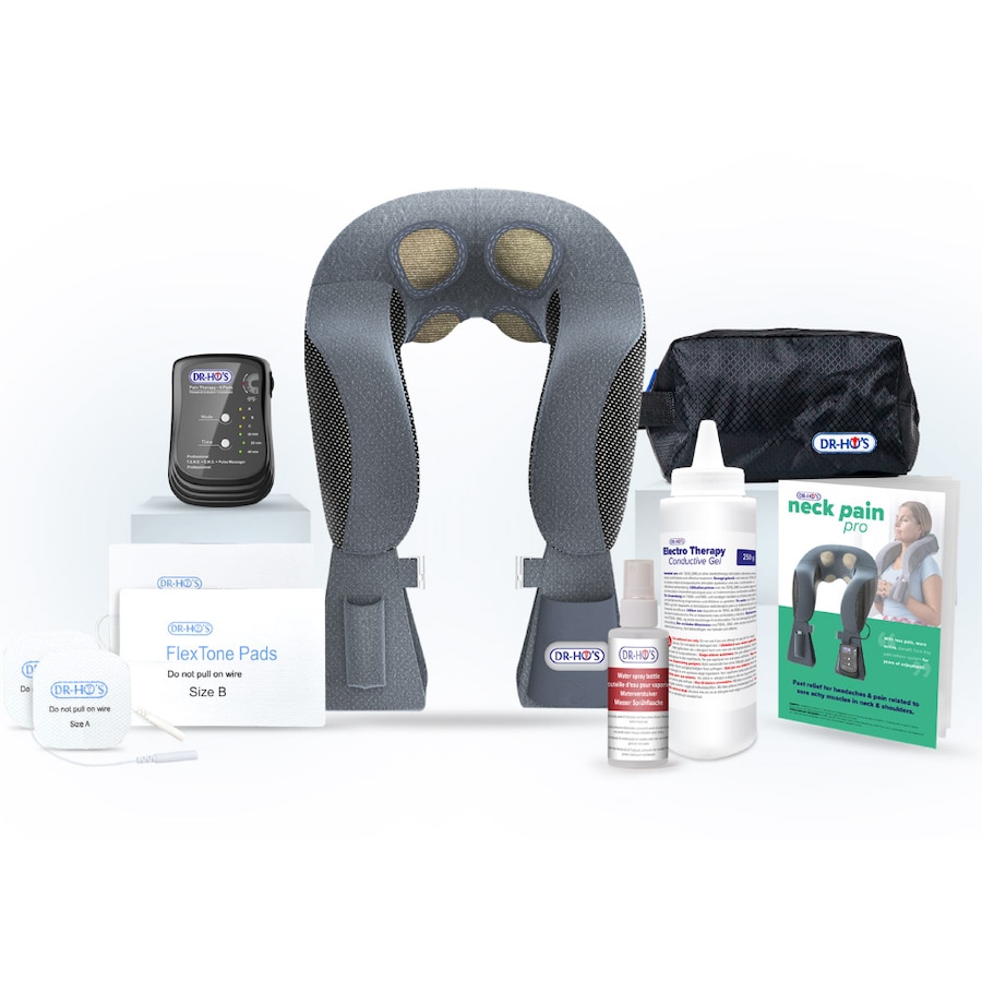 Dr Ho's Neck Pain Pro TENS + EMS Deep Tissue Massage Device For Neck and Shoulders, Relax and Loosen Tight Muscles