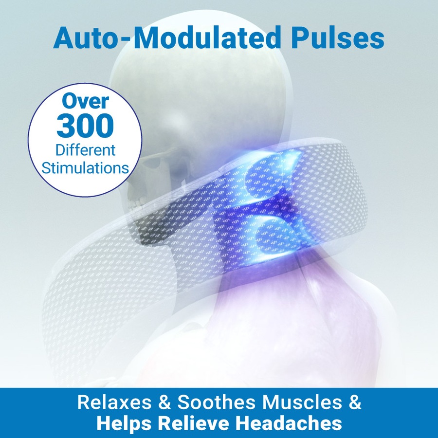 Dr Ho's Neck Pain Pro TENS + EMS Deep Tissue Massage Device For Neck and Shoulders, Relax and Loosen Tight Muscles