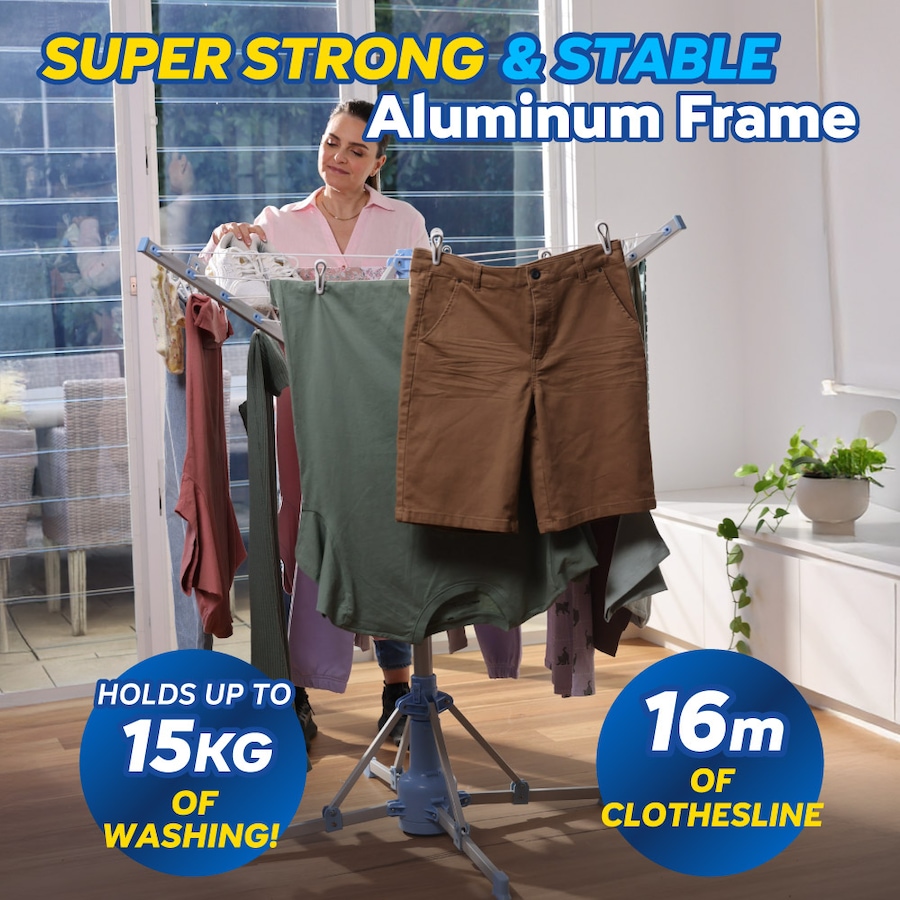 Buy Eezy Breezy Smartline Fast, Ultra-Efficient Motorised Clothesline ...