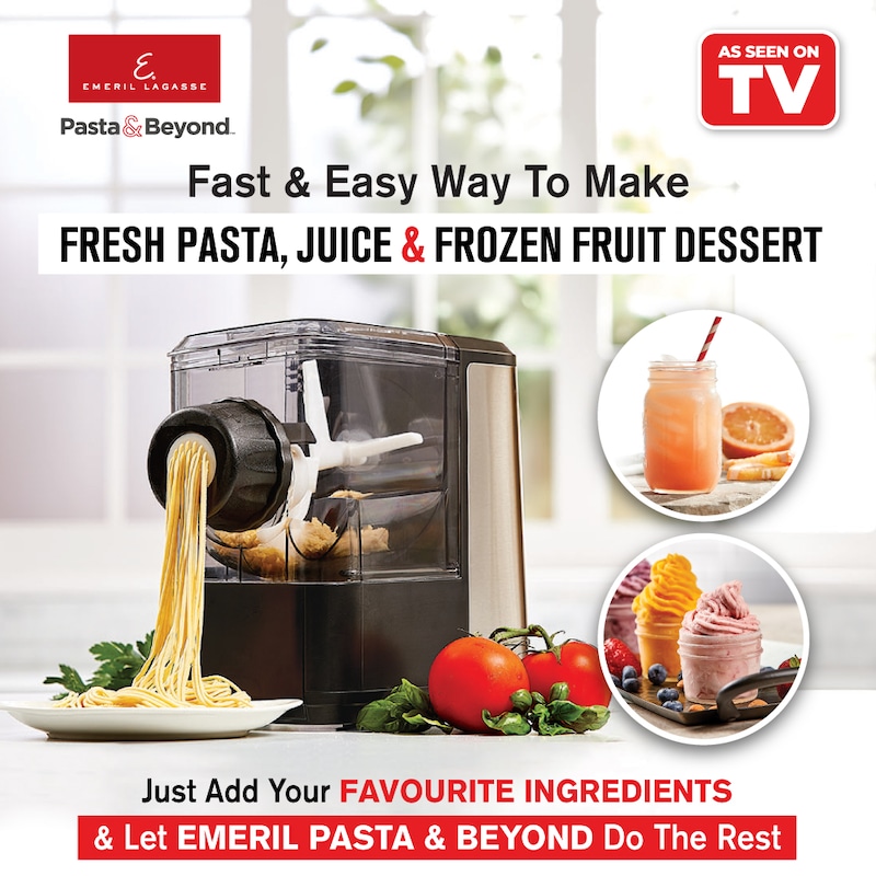 Buy Emeril Pasta and Beyond Deluxe - Includes Juicer and Frozen Dessert