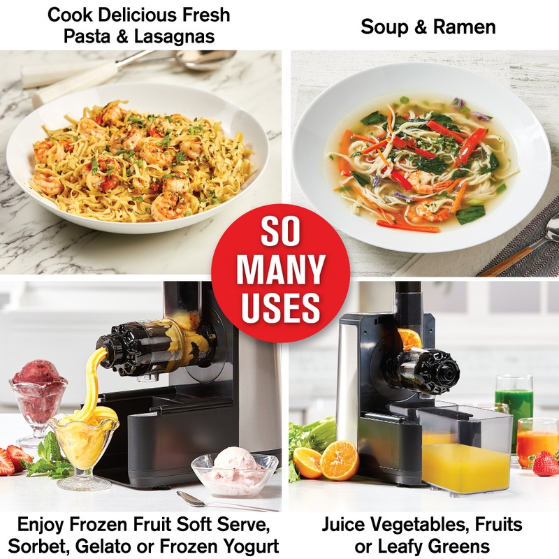 Buy Emeril Pasta and Beyond Deluxe Includes Juicer and Frozen Dessert