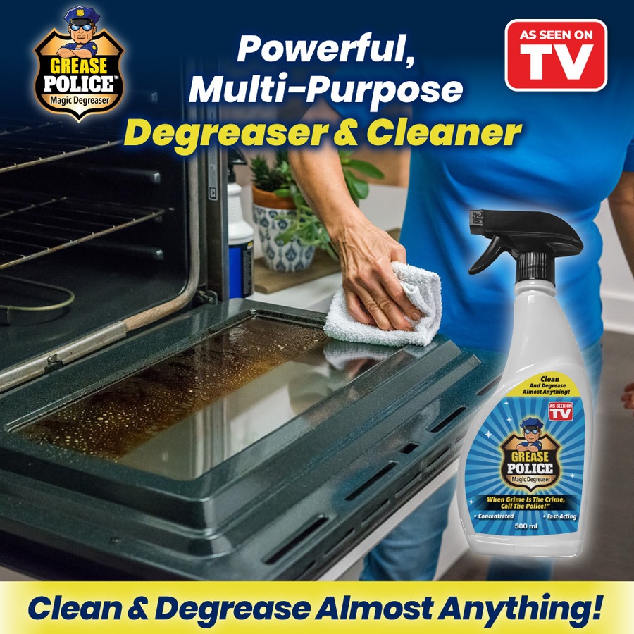 Grease Police Powerful Multi-Purpose Degreaser and Cleaner, 500ml
